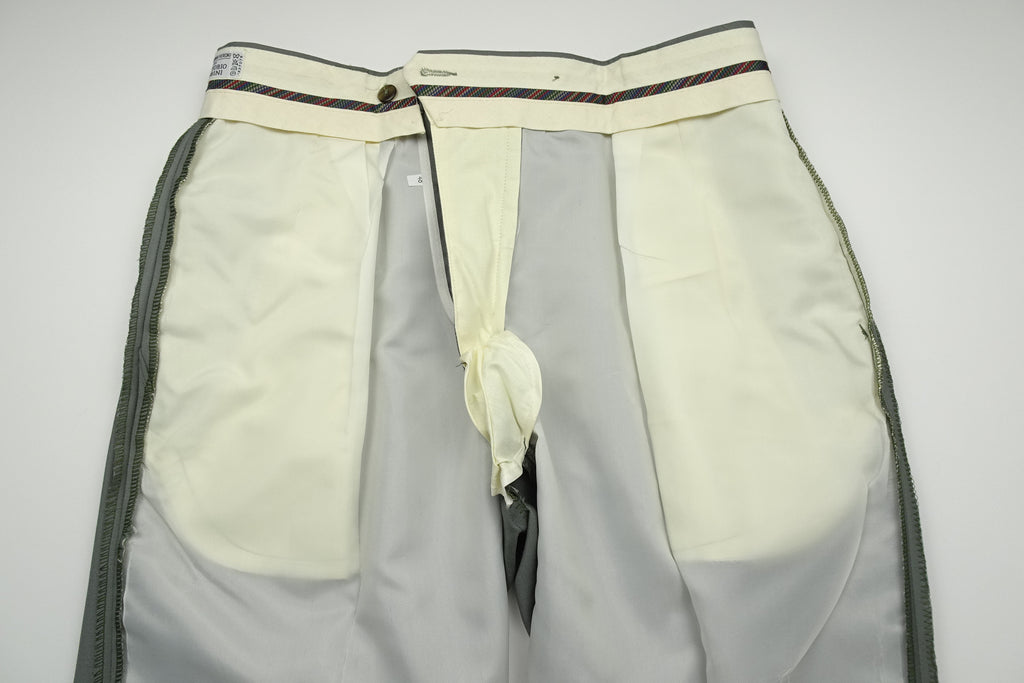 Turquoise/Grey Fresco Trousers EU46/W30