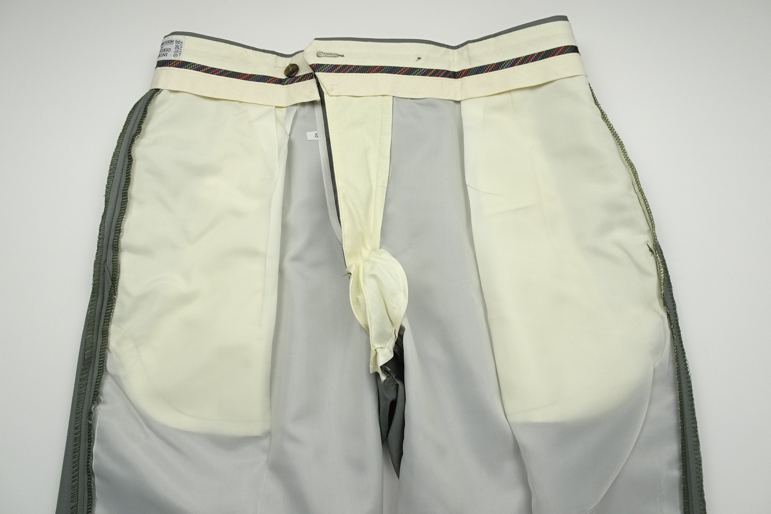 Turquoise/Grey Fresco Trousers EU46/W30