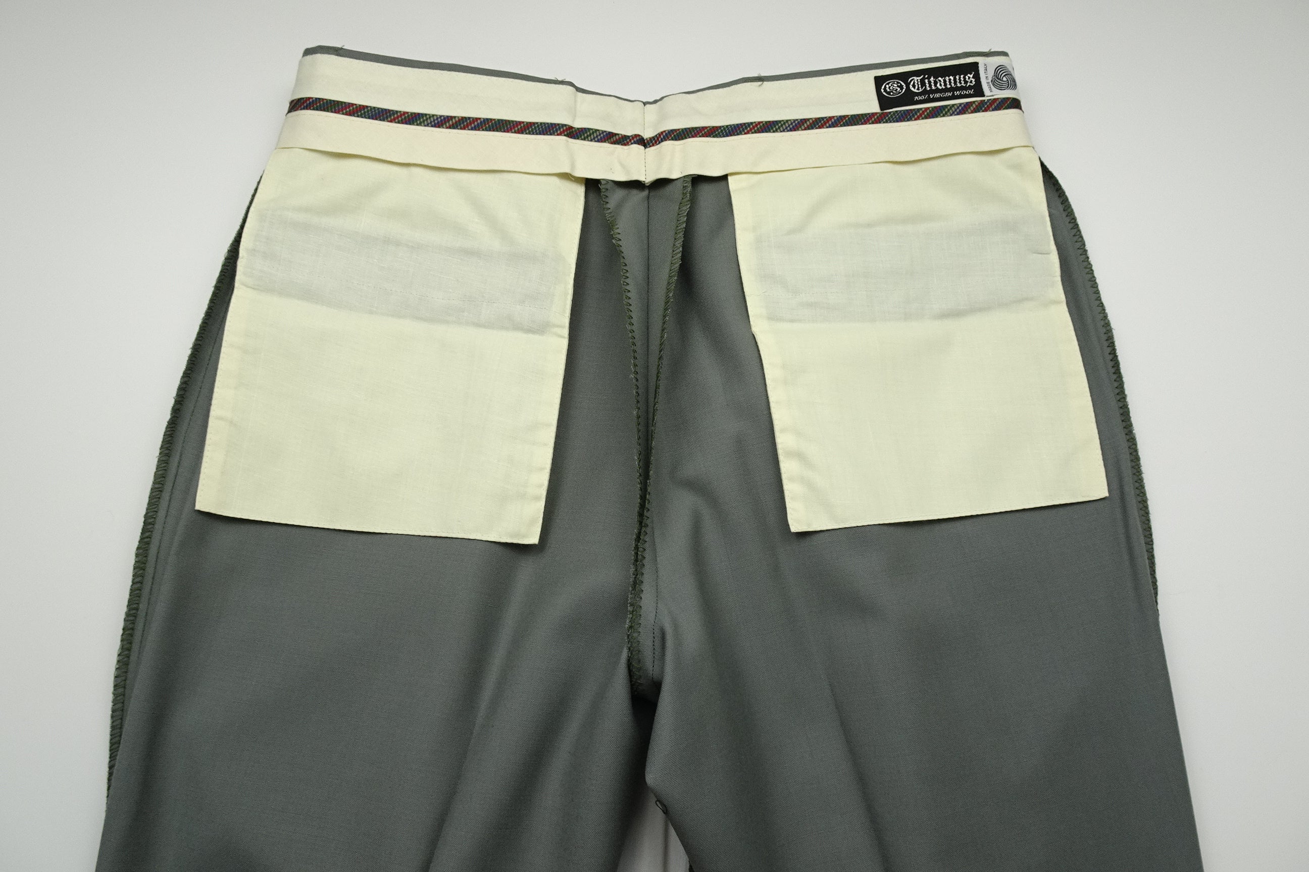 Turquoise/Grey Fresco Trousers EU46/W30
