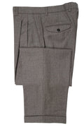 Oatmeal Flannel Trousers EU52/W36