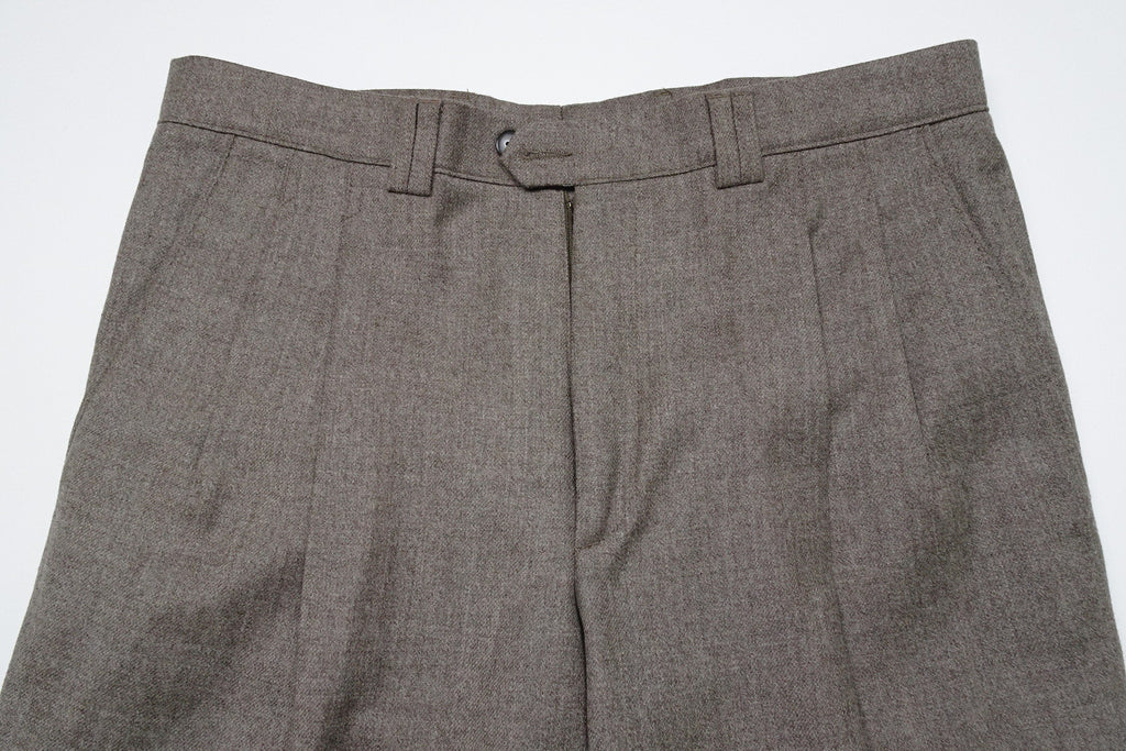 Oatmeal Flannel Trousers EU52/W36
