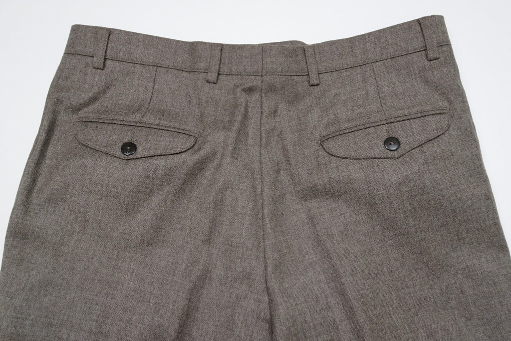 Oatmeal Flannel Trousers EU52/W36