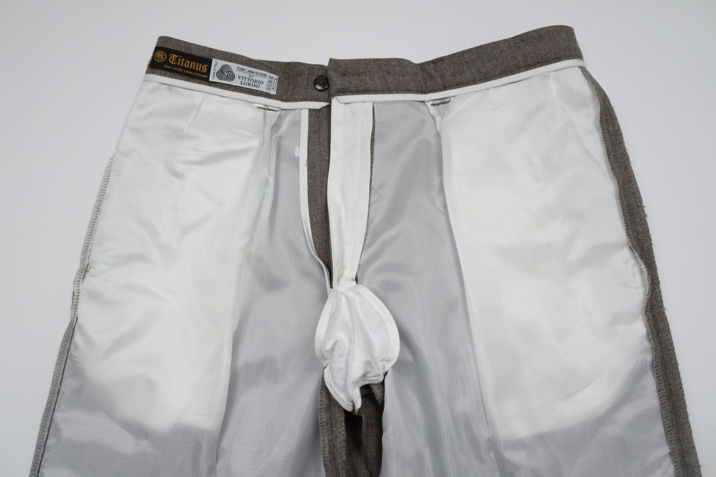 Oatmeal Flannel Trousers EU52/W36