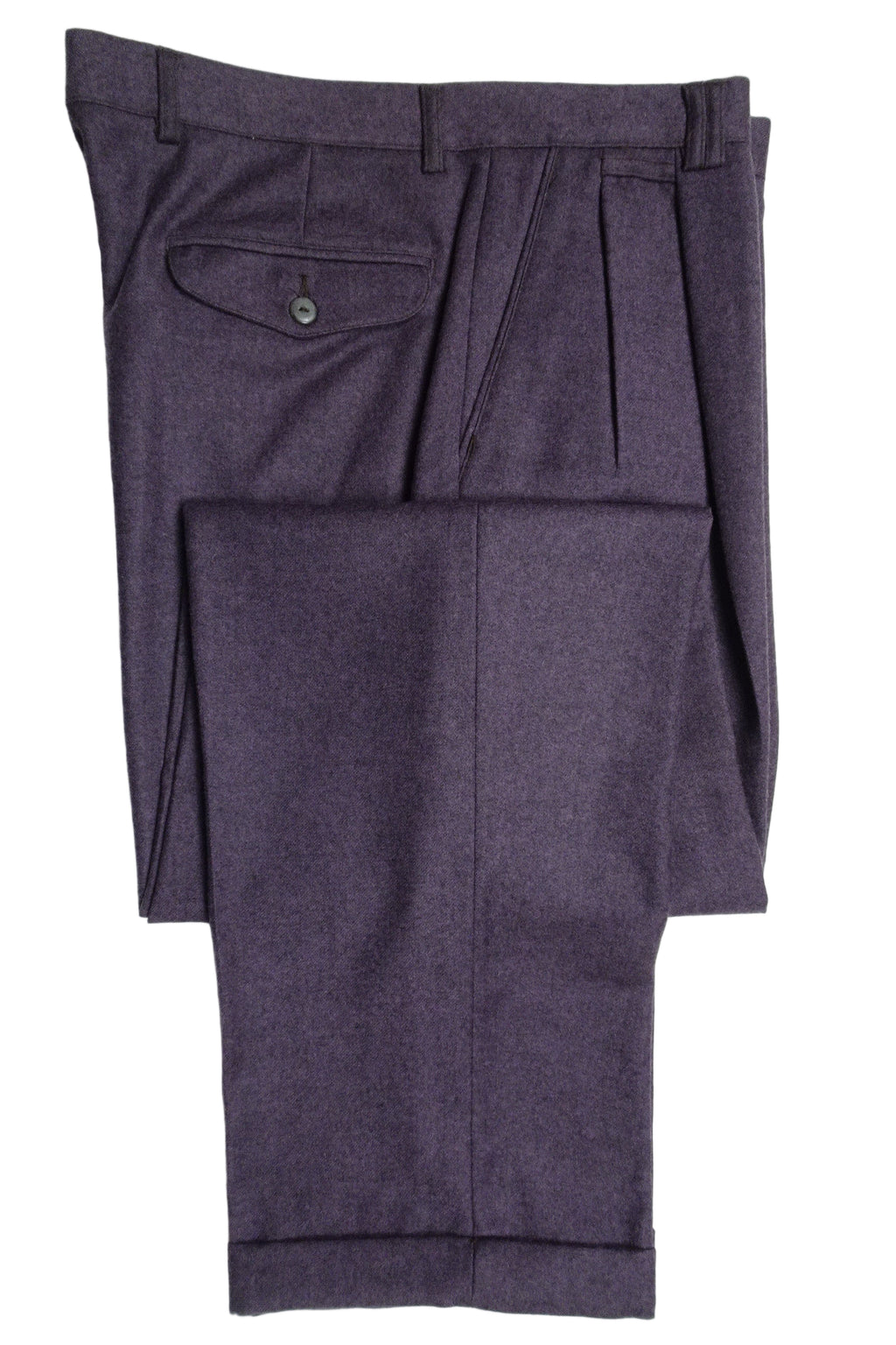 Purple Flannel Trousers EU48/W32 (ATR140)