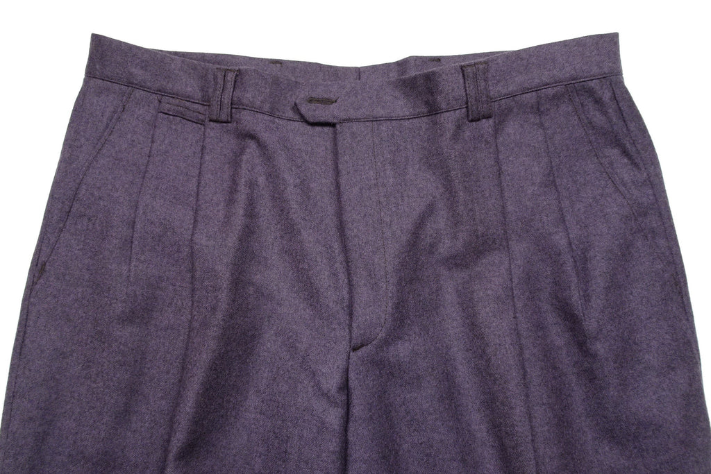 Purple Flannel Trousers EU56/W38