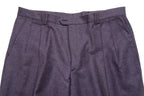 Purple Flannel Trousers EU56/W38