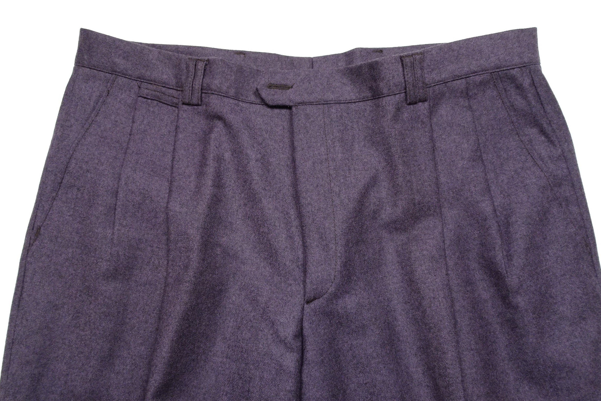 Purple Flannel Trousers EU48/W32
