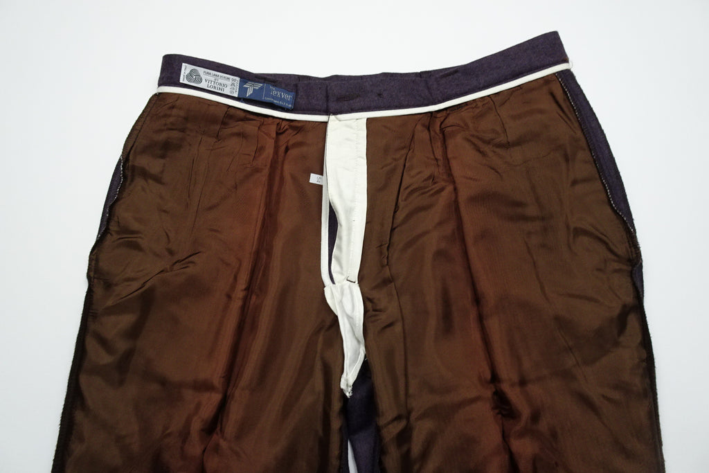 Purple Flannel Trousers EU48/W32 (ATR140)