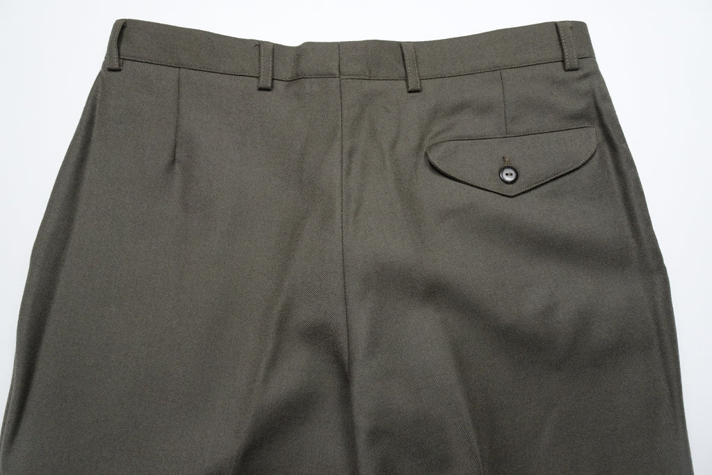 Olive Flannel Trousers EU48/W32