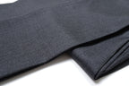 Mid Grey Worsted Wool Trousers EU58/W42