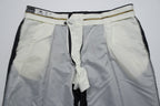 Mid Grey Worsted Wool Trousers EU58/W42