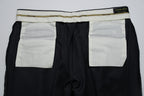 Mid Grey Worsted Wool Trousers EU58/W42