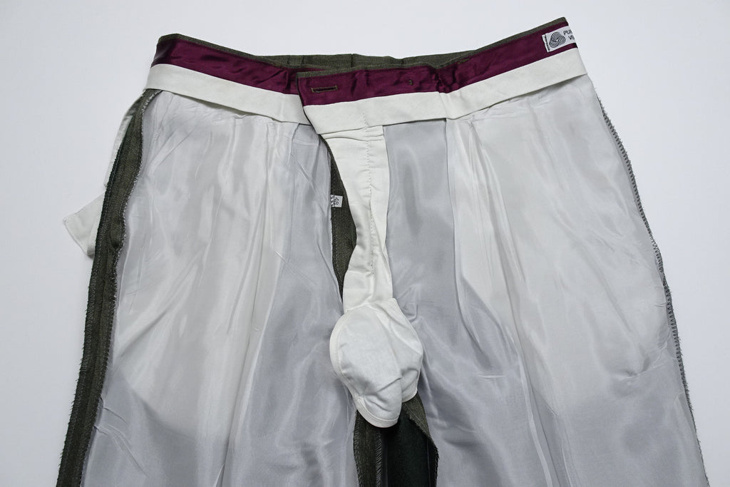 Mid Green Covert Trousers EU48/W32