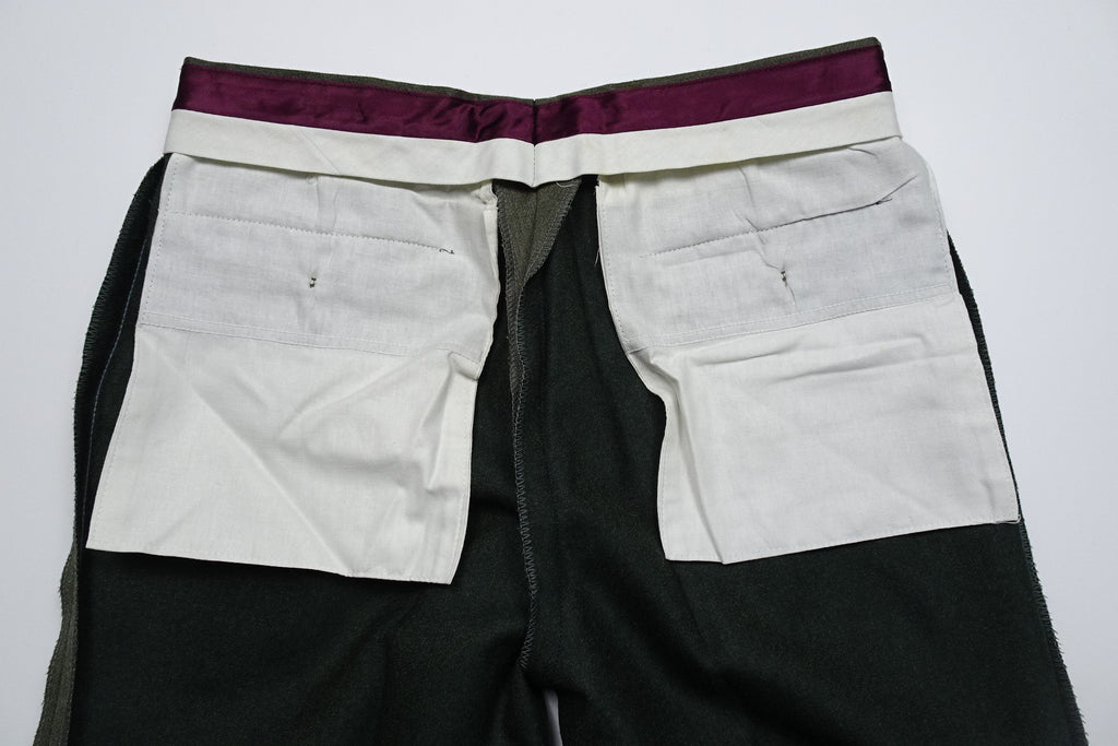 Mid Green Covert Trousers EU48/W32