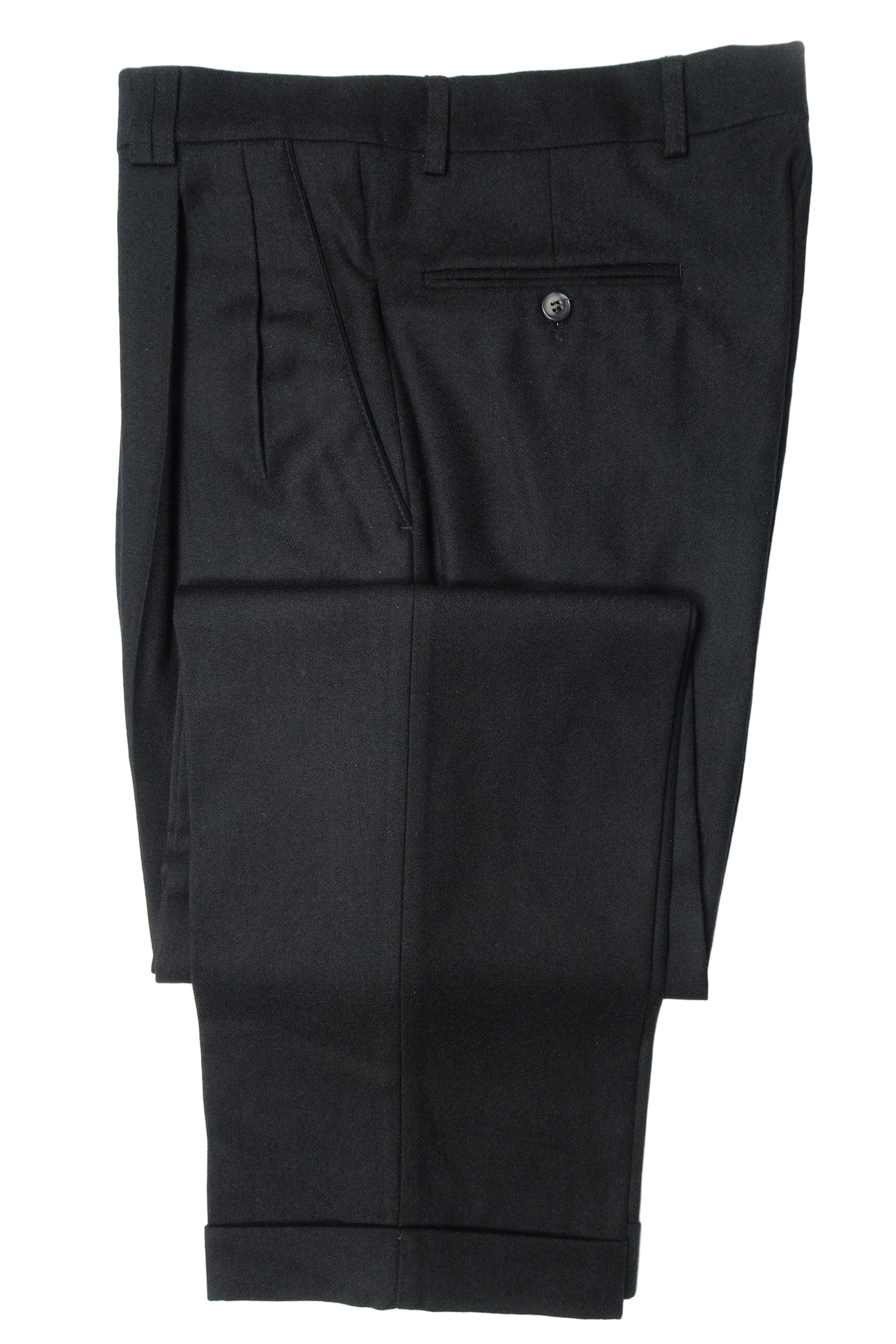 Black Flannel Trousers EU48/W32