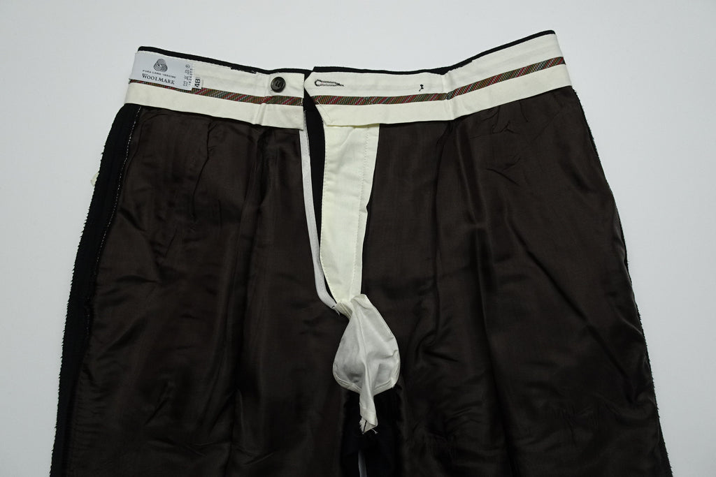 Black Flannel Trousers EU48/W32