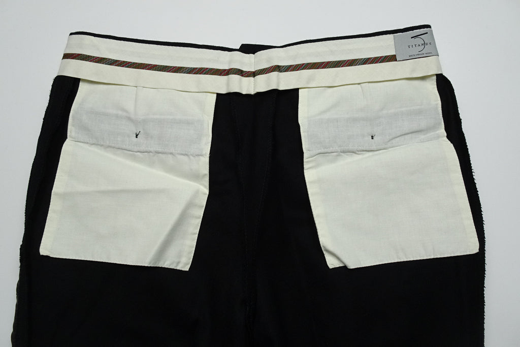 Black Flannel Trousers EU48/W32