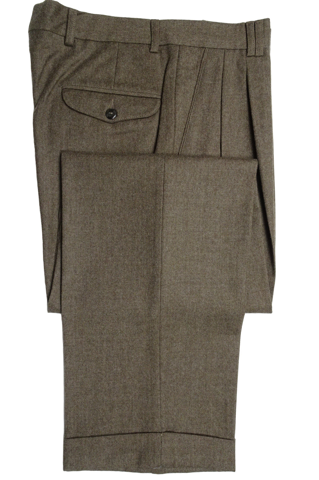 Light Brown Flannel Trousers EU48/W32
