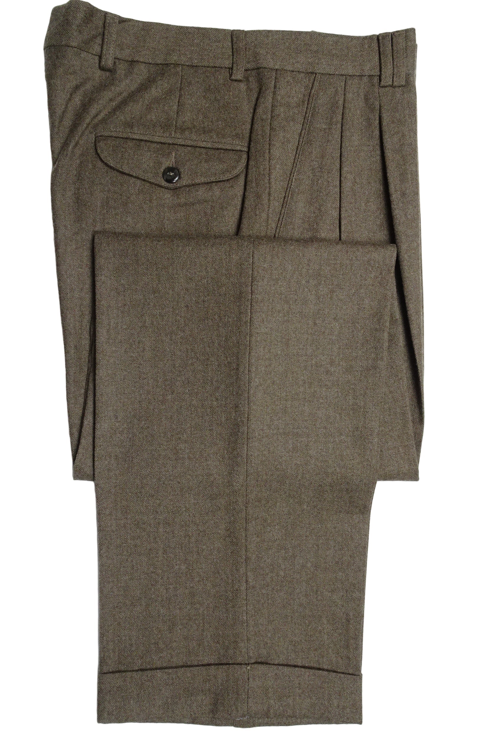 Light Brown Flannel Trousers EU48/W32