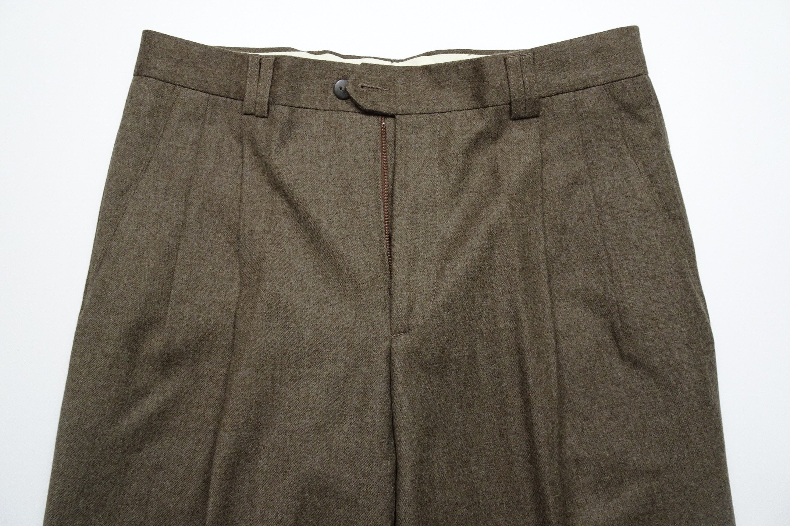 Light Brown Flannel Trousers EU48/W32