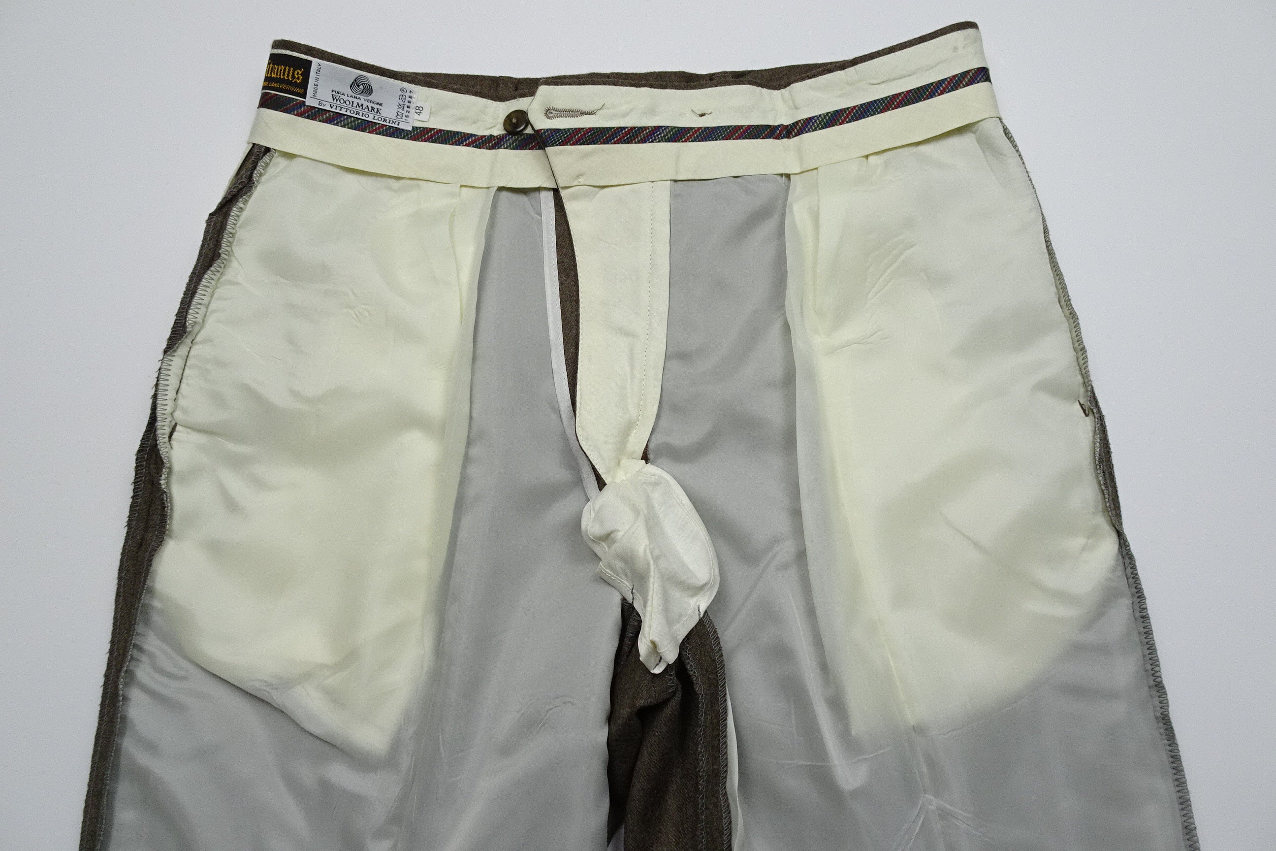 Light Brown Flannel Trousers EU48/W32