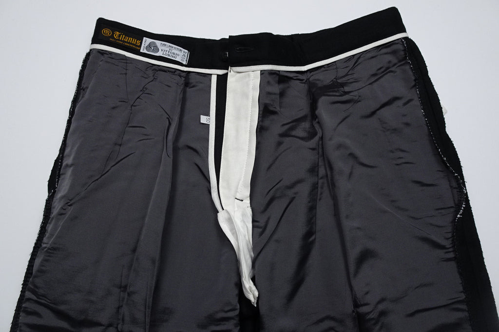 Black Flannel Trousers EU50/W34