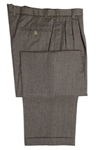 Mid Brown Smooth Wool Trousers EU46/W30