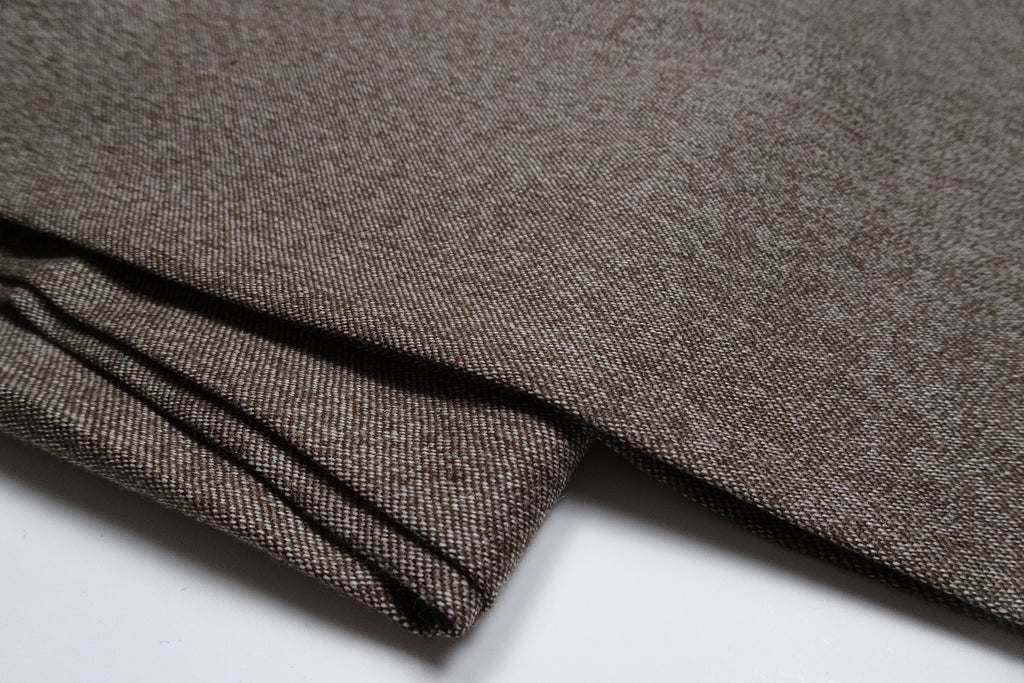 Mid Brown Worsted Wool Trousers EU50/W34