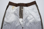 Mid Brown Worsted Wool Trousers EU50/W34