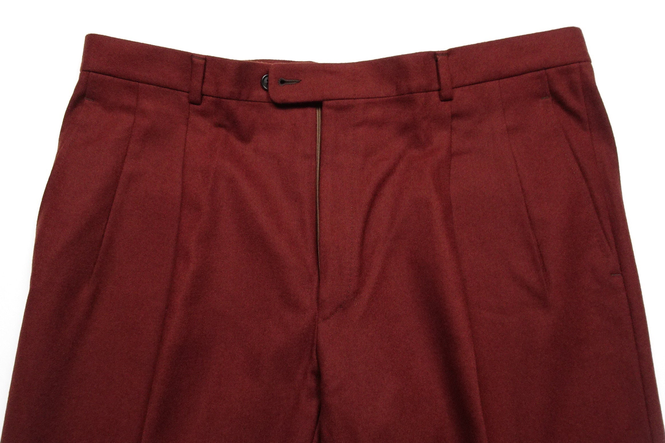 Rust Flannel Trousers EU56/W40
