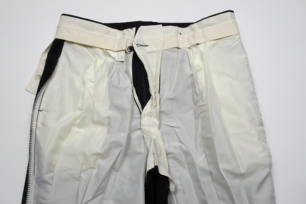 Black Flannel Trousers EU48/W32