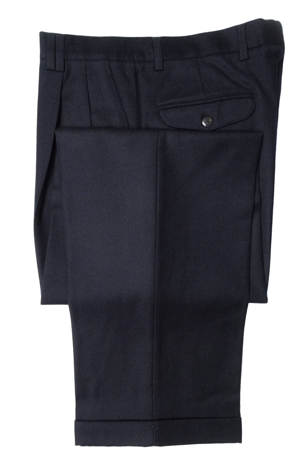 Dark Navy Flannel Trousers EU48/W32
