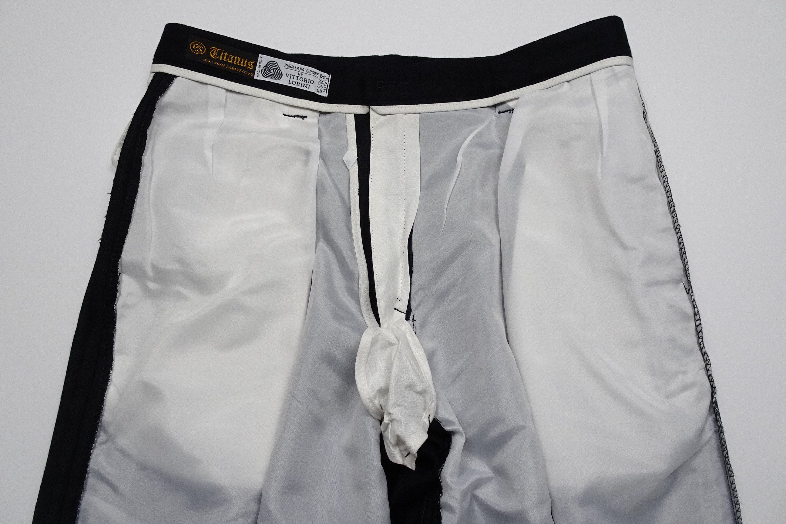 Dark Navy Flannel Trousers EU48/W32