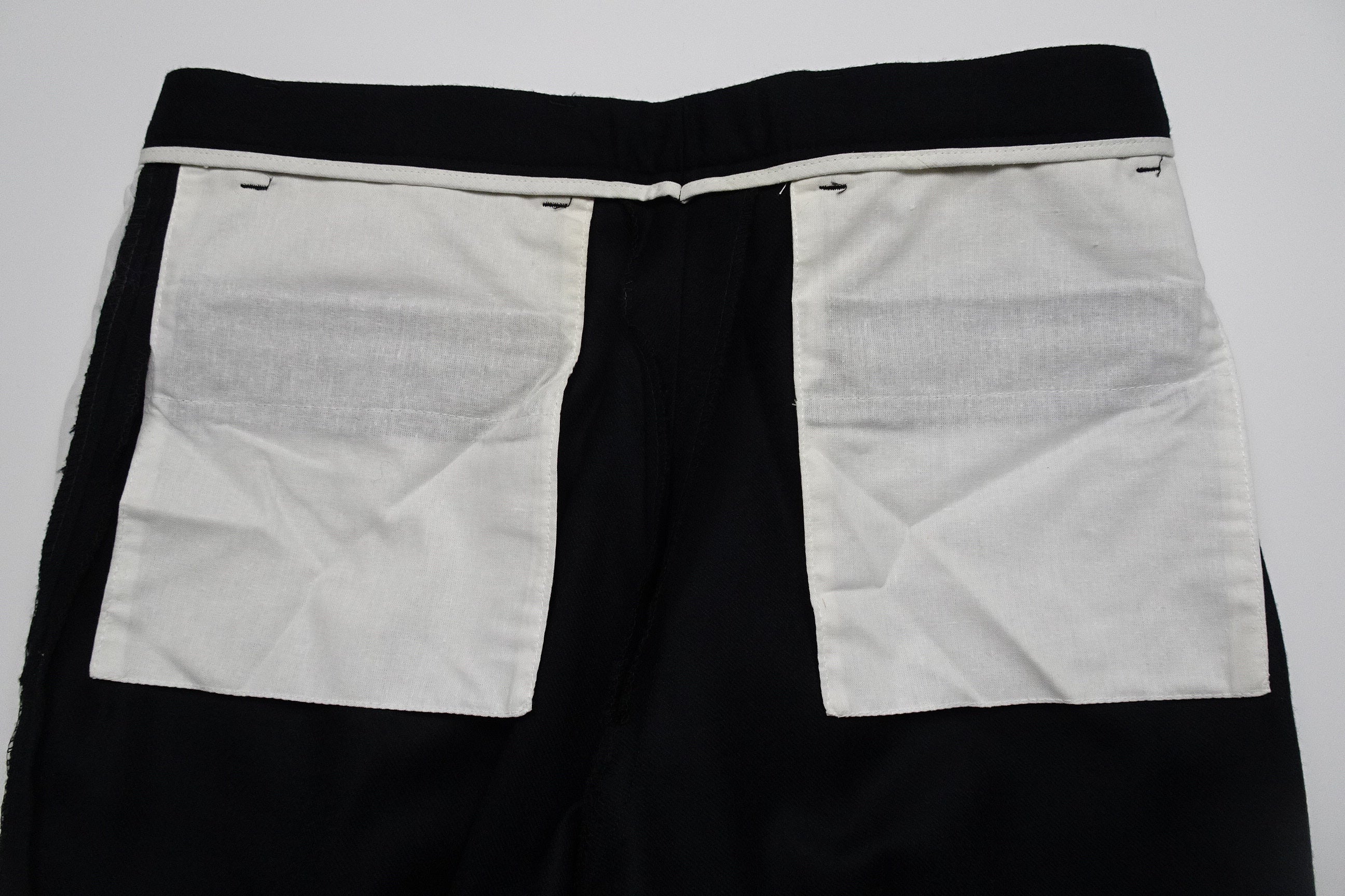 Dark Navy Flannel Trousers EU48/W32