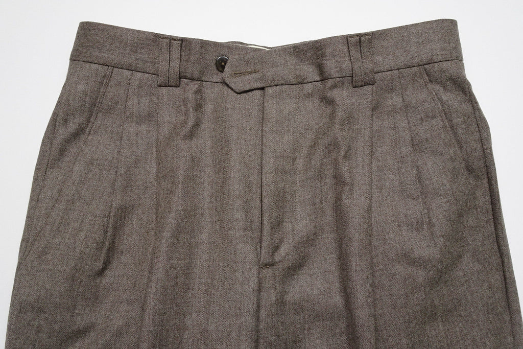 Light Brown Flannel Trousers EU50/W34 (ATR148)