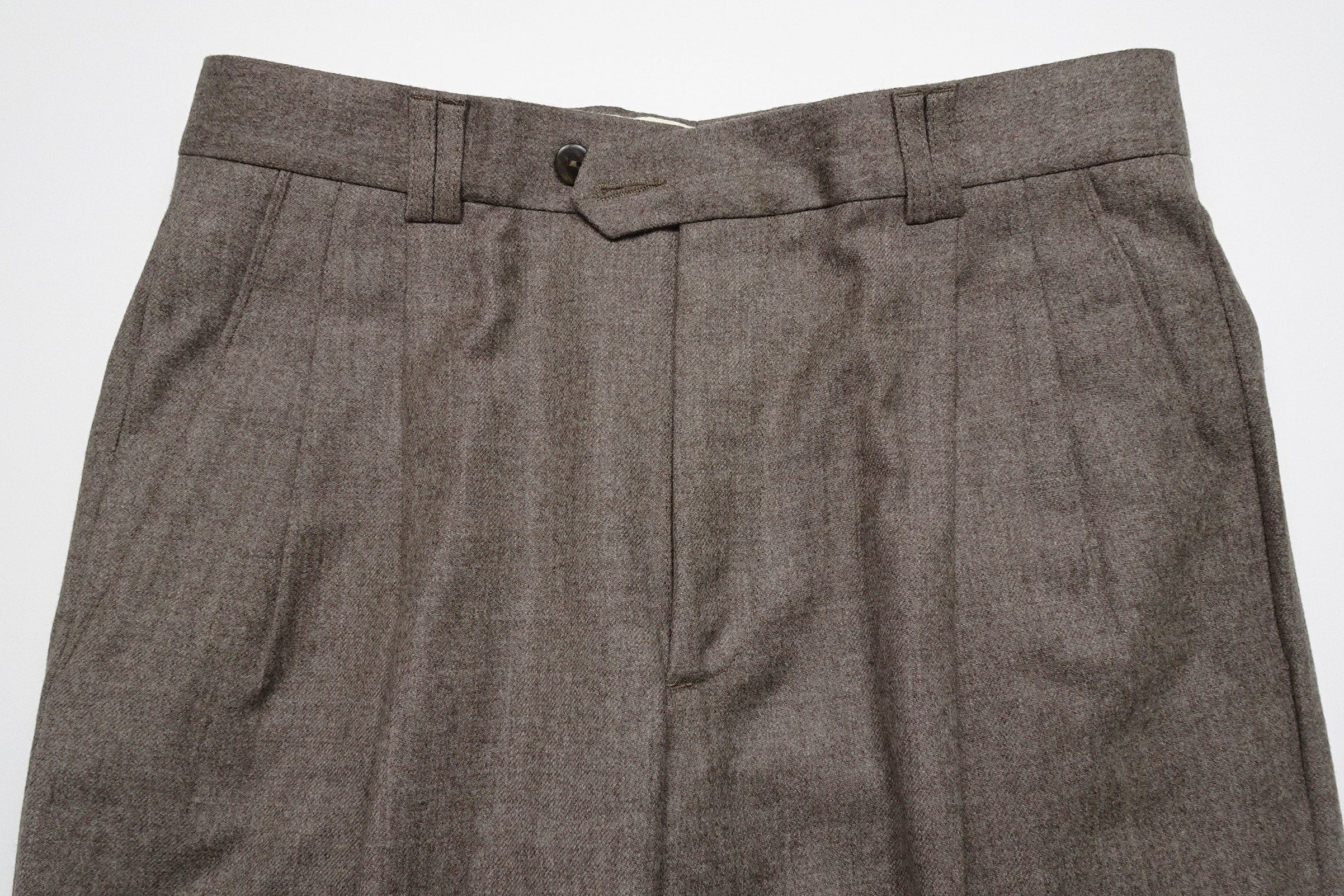 Light Brown Flannel Trousers EU50/W34 (ATR148)