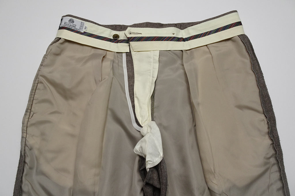 Light Brown Flannel Trousers EU50/W34 (ATR148)