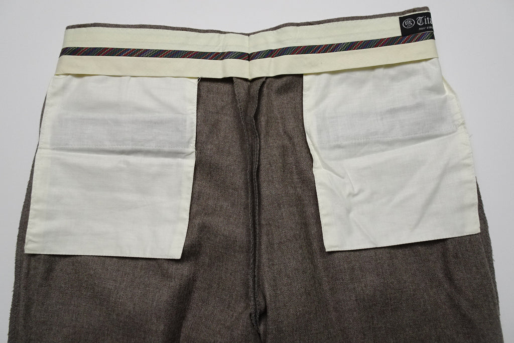 Light Brown Flannel Trousers EU50/W34 (ATR148)