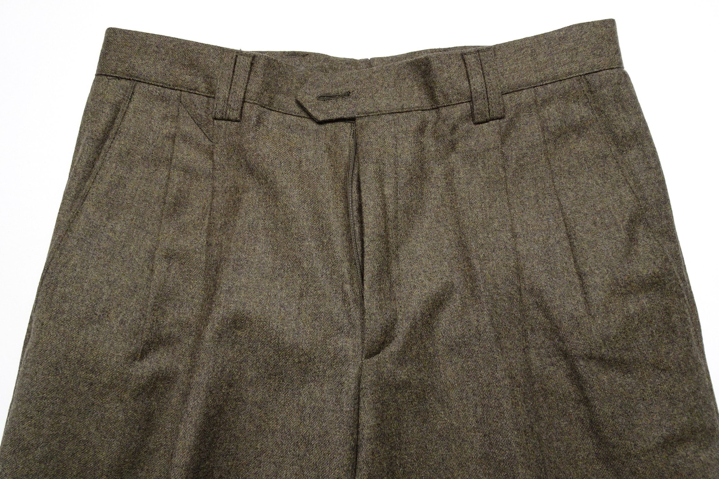 Mid Brown Flannel Trousers EU46/W30