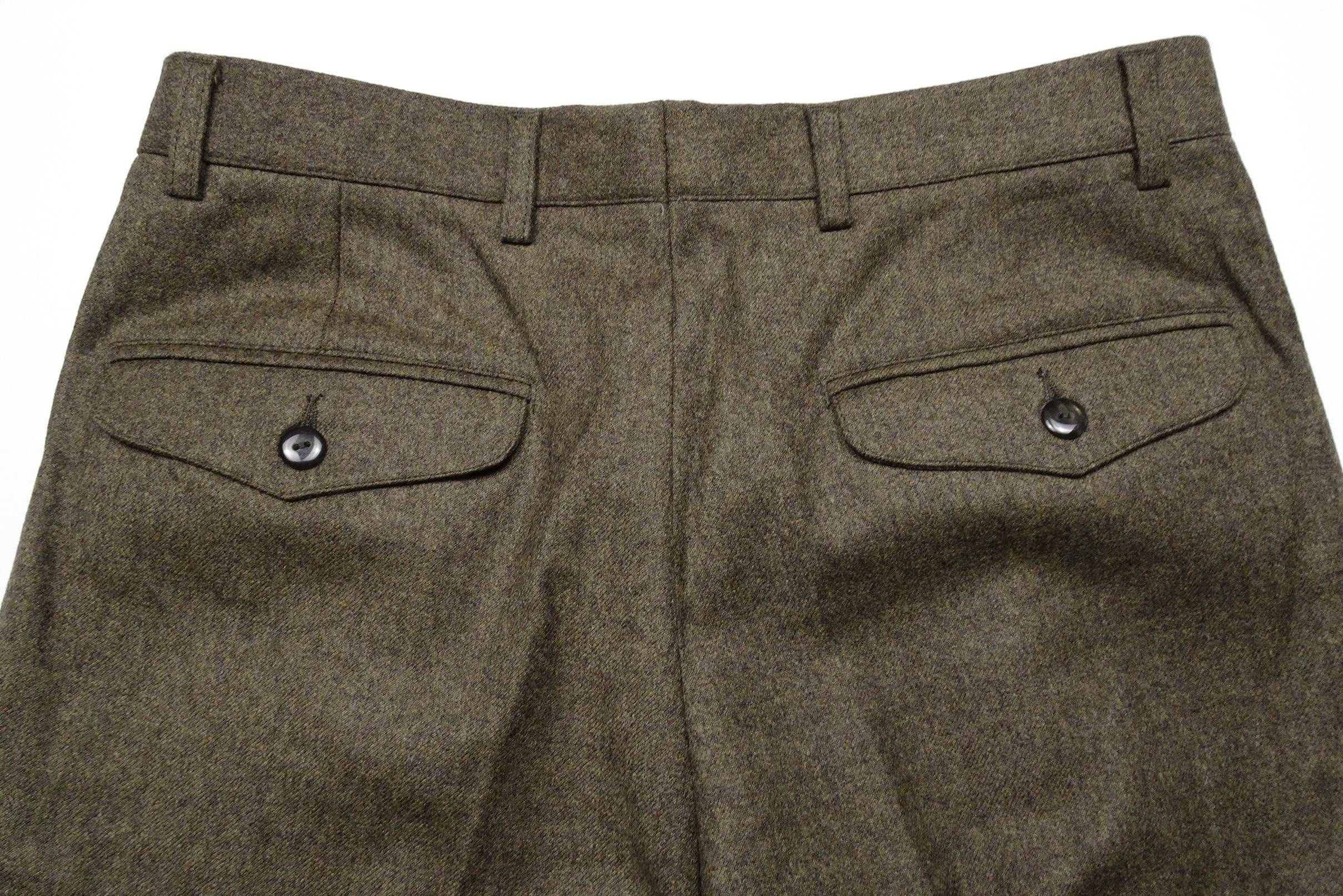 Mid Brown Flannel Trousers EU46/W30