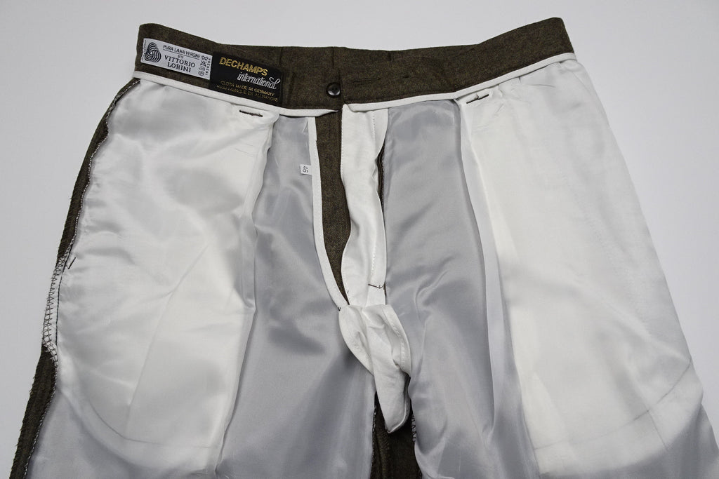Mid Brown Flannel Trousers EU46/W30