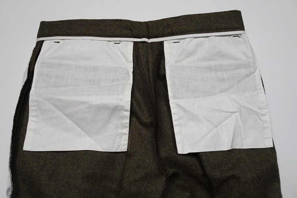 Mid Brown Flannel Trousers EU46/W30