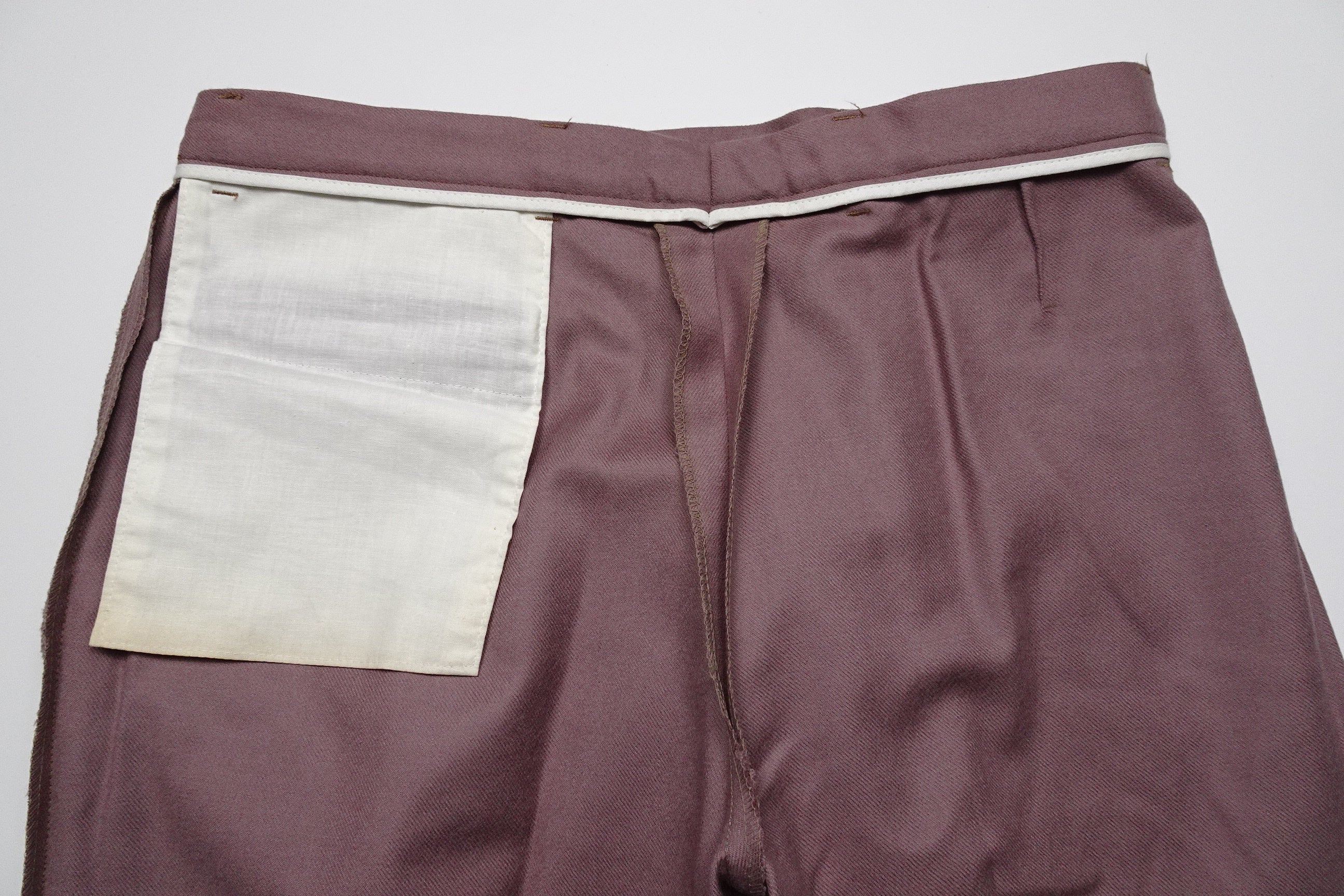 Salmon Flannel Trousers EU52/W36