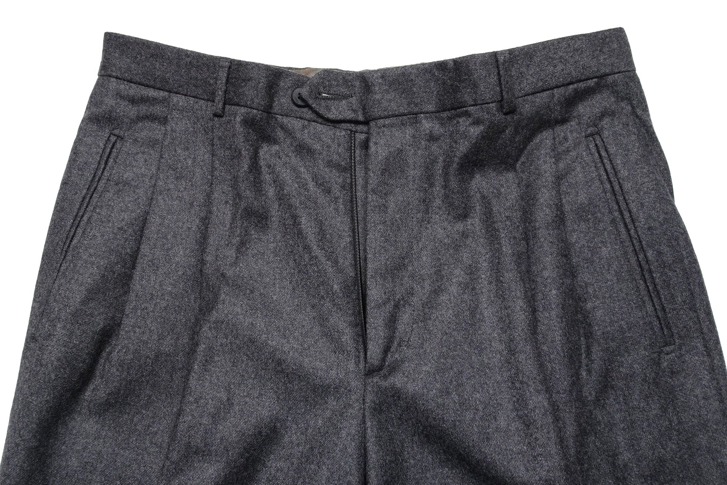 Mid Grey Flannel Trousers EU48/W32 (ATR242)