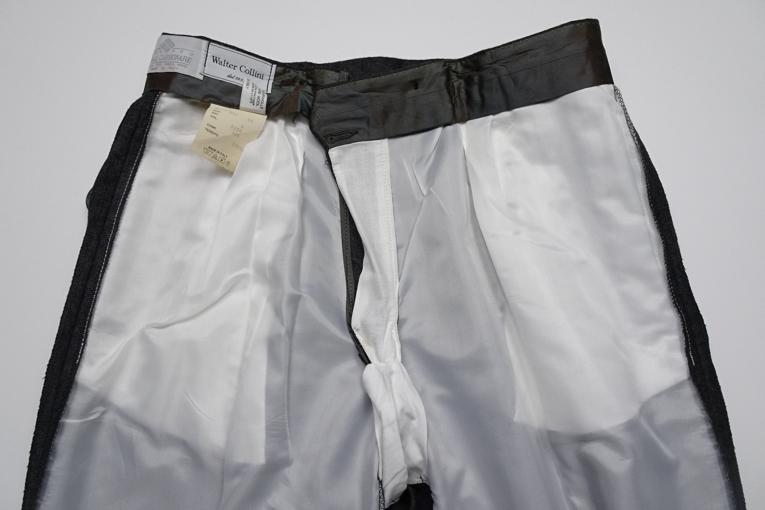 Mid Grey Flannel Trousers EU48/W32 (ATR242)