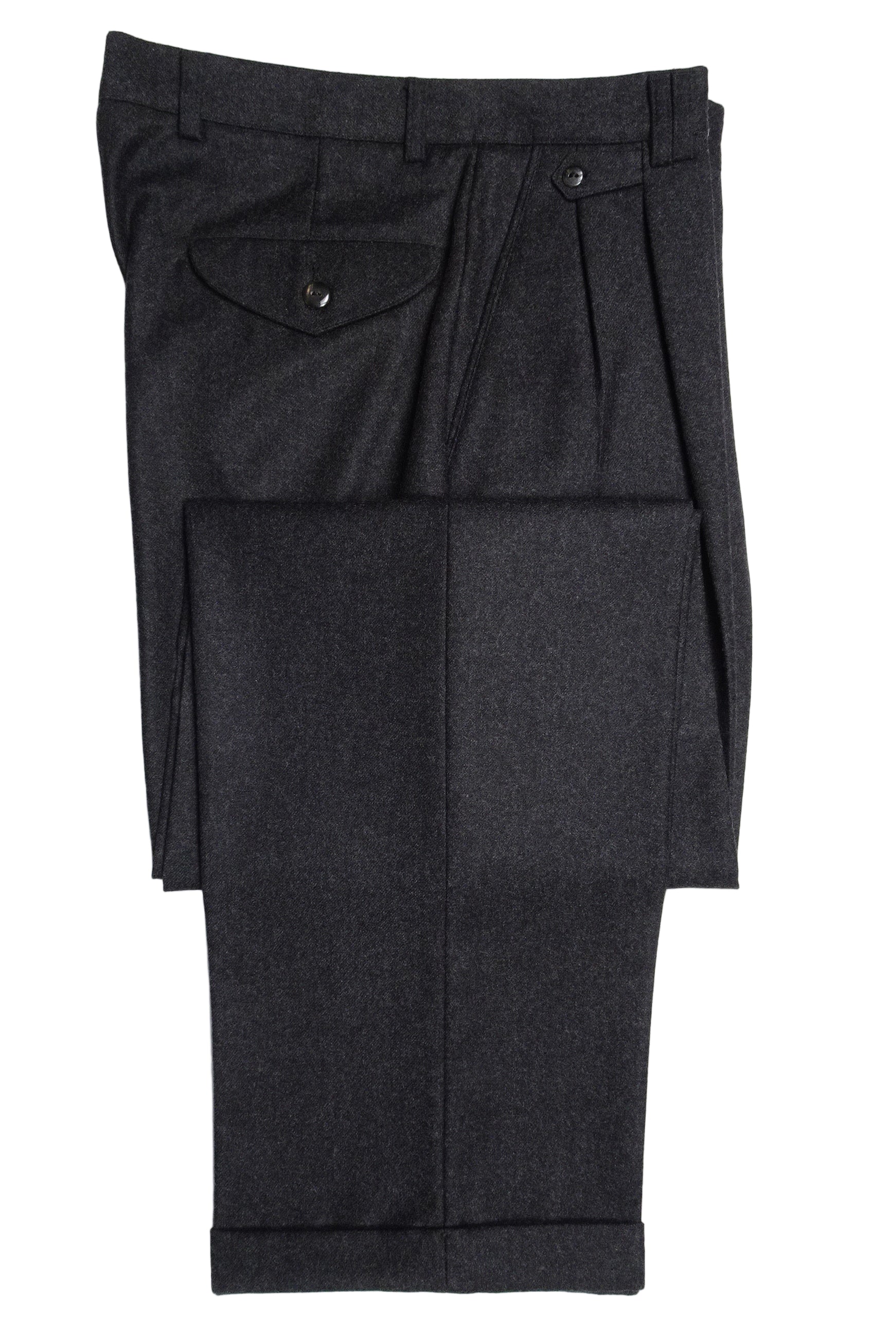 Anthracite Flannel Trousers EU48/W32