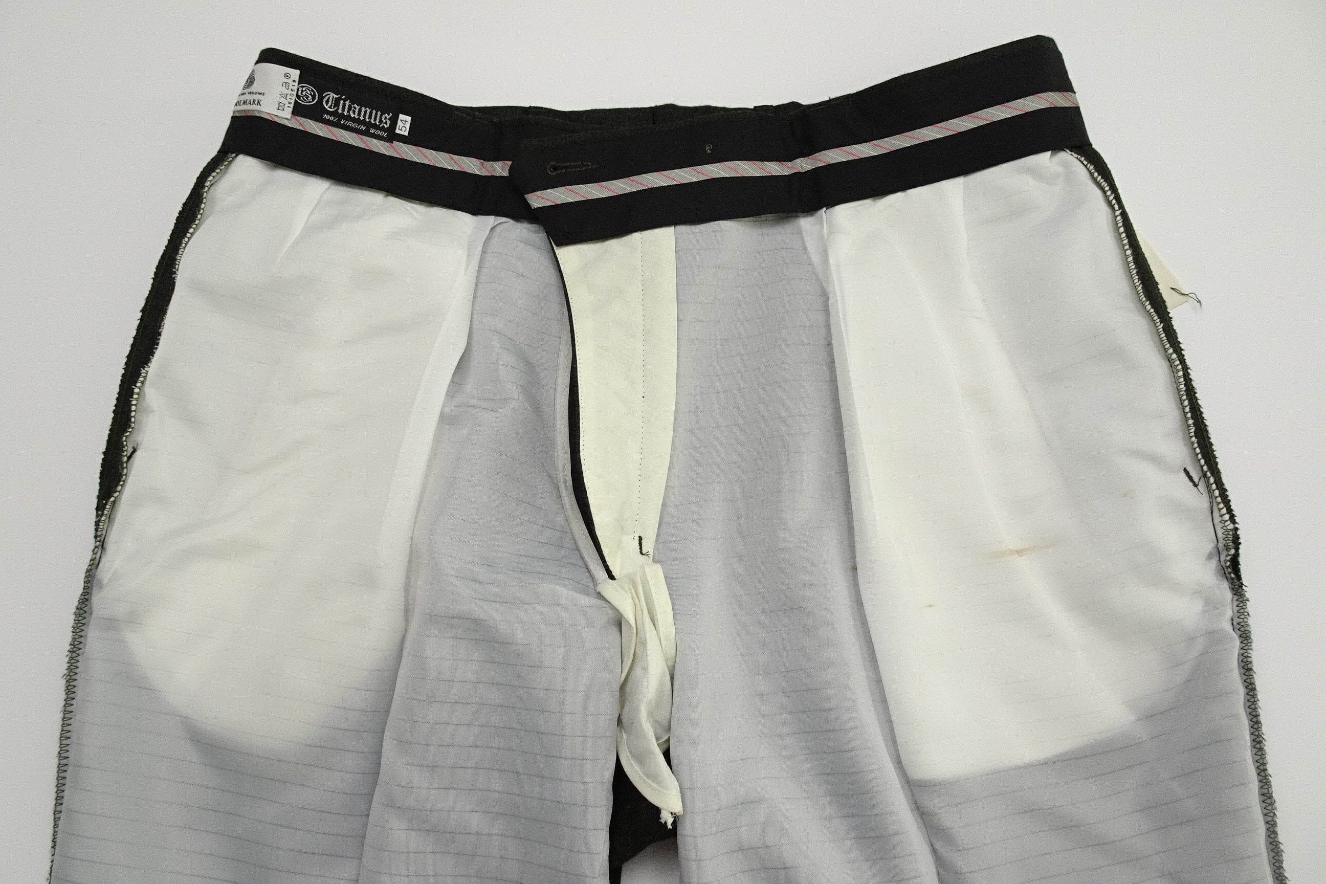 Dark Green Flannel Trousers EU54/W38