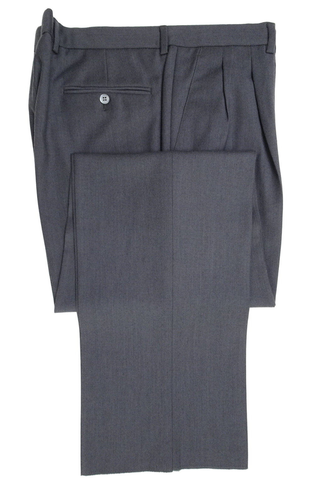 Mid Grey Worsted Trousers EU52/W36