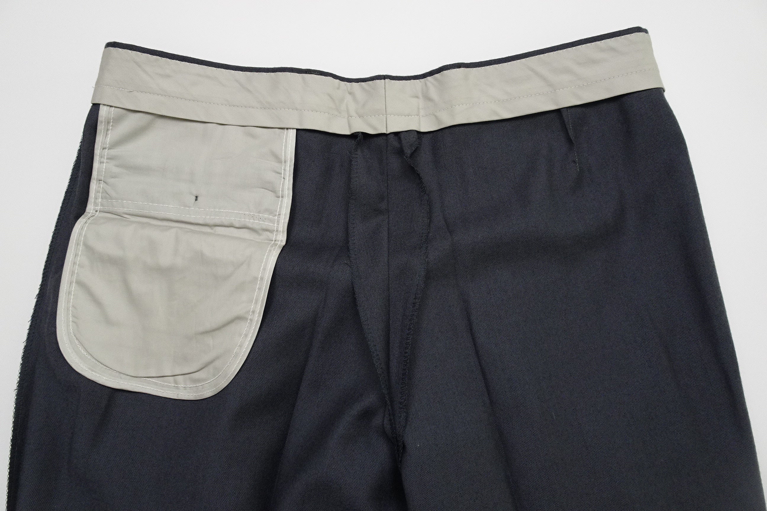 Mid Grey Worsted Trousers EU52/W36