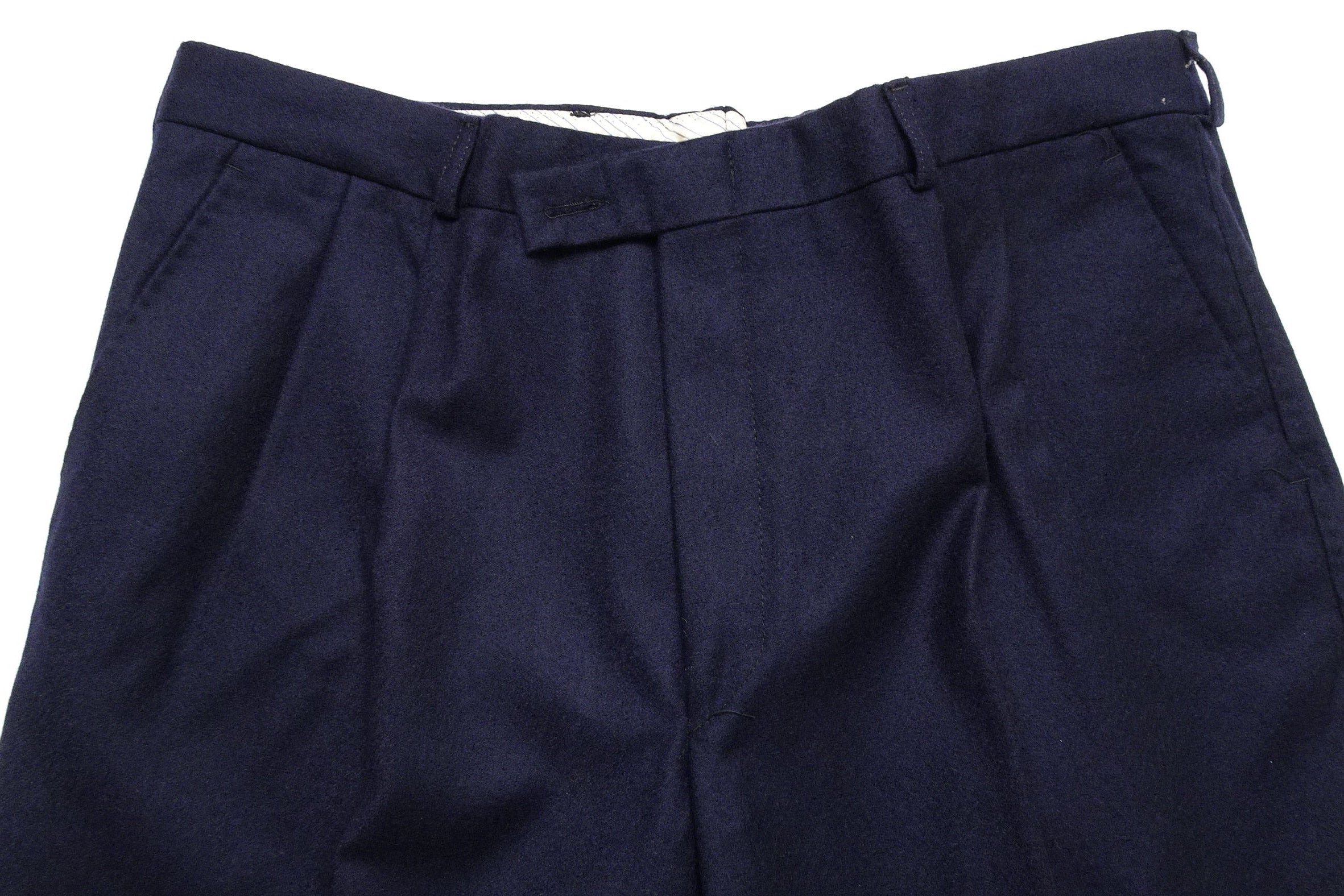 Navy Flannel Trousers EU50/W34